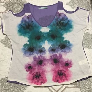 Women’s Blouse W/ Shoulder Cut Outs